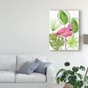 Trademark Fine Art Melissa Wang 'Tropical Flamingo Ii' Canvas Art, 24x32 WAG07357-C2432GG